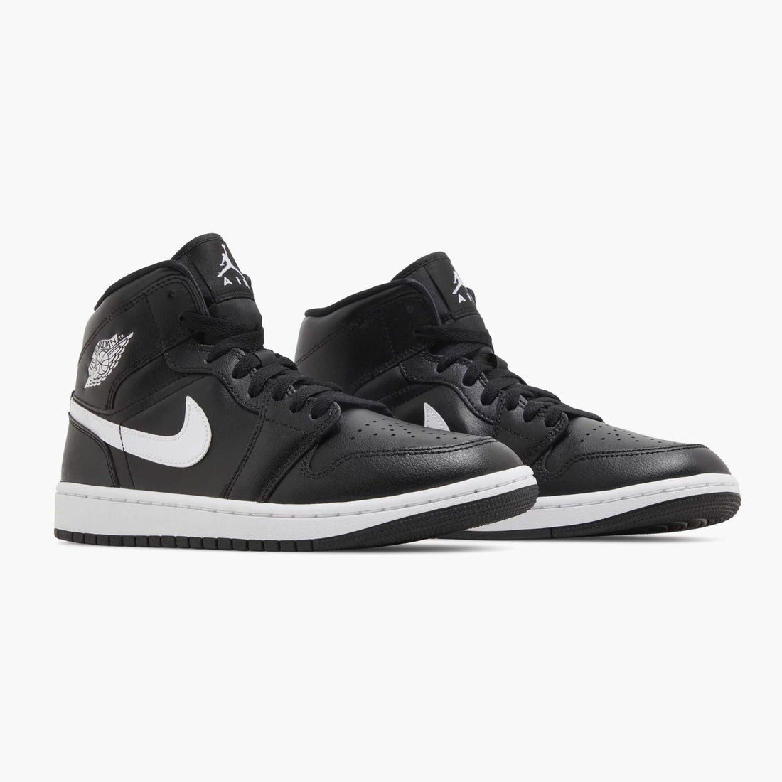 Air Jordan 1 Mid Schwarz Weiß