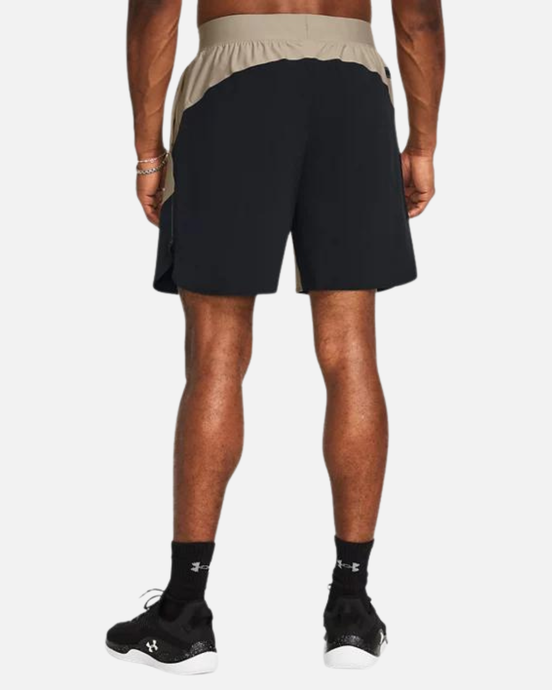 Under Armour Vanish Elite Hybrid Shorts – Beige/Schwarz
