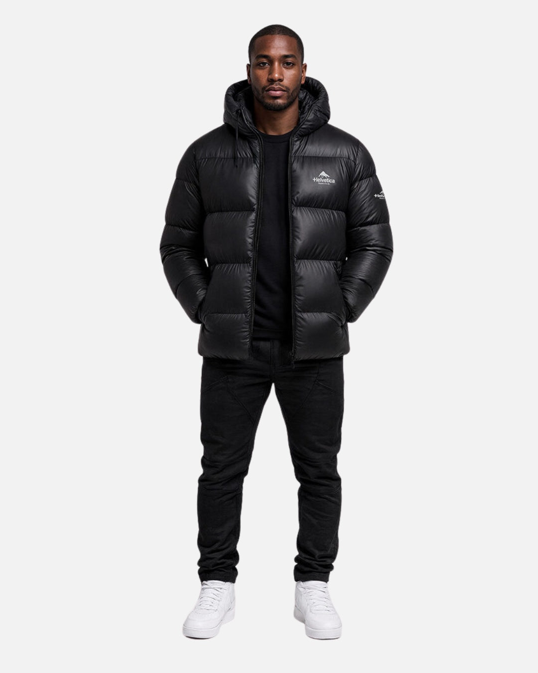 Helvetica Frost Daunenjacke - Schwarz