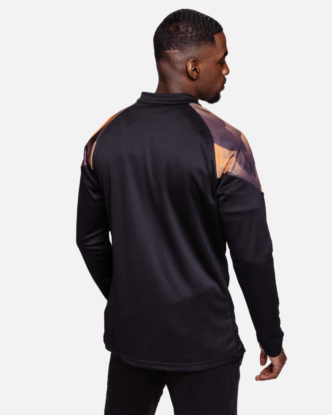 Olympique de Marseille Trainingsoberteil – Schwarz/Orange