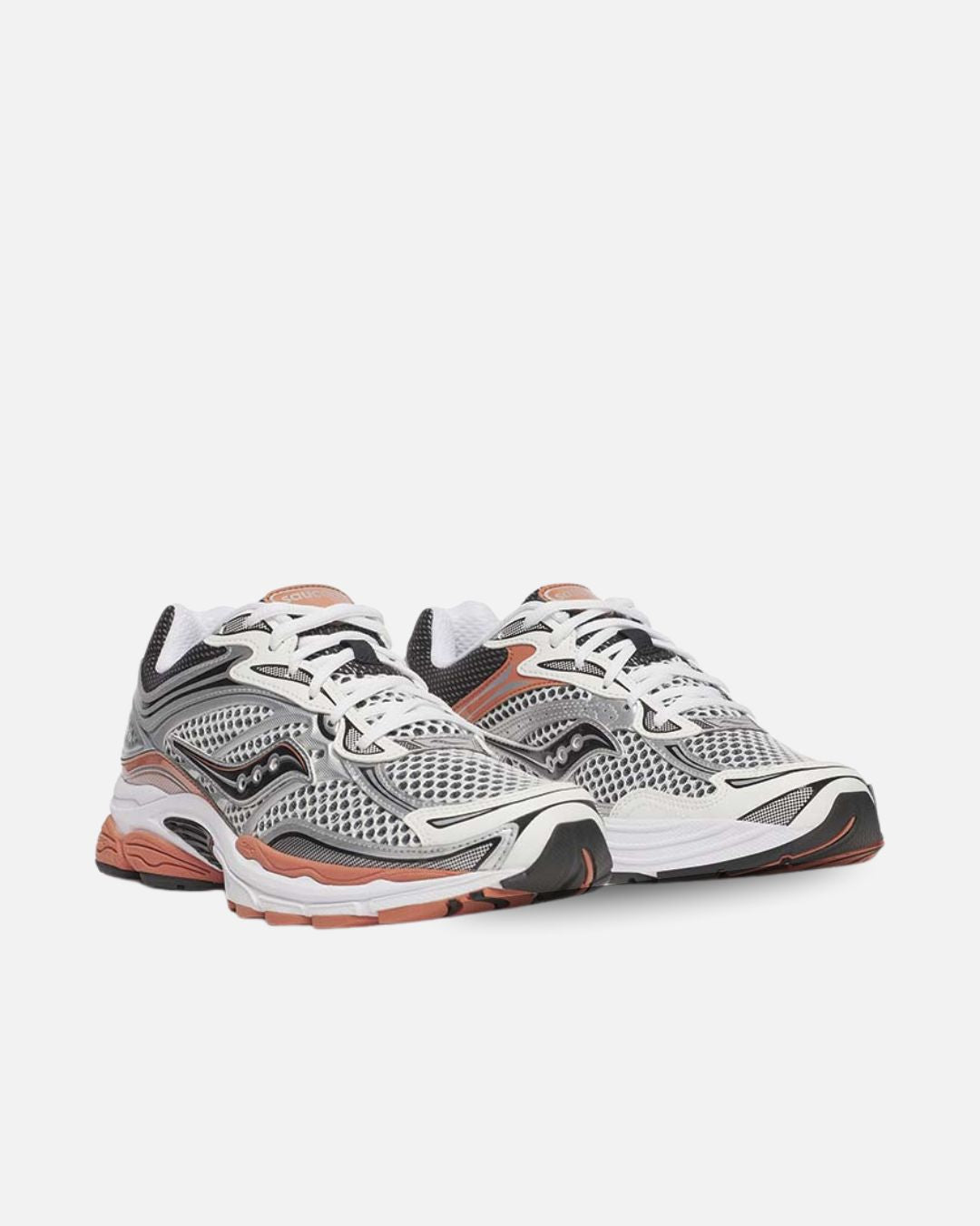 Saucony Progrid Omni 9 „Silber“ – Grau/Orange