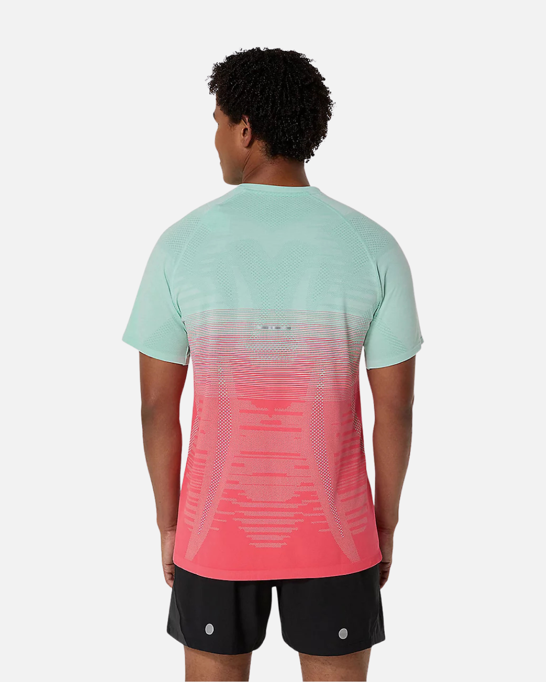 ASICS Seamless T-Shirt – Rosa/Grün