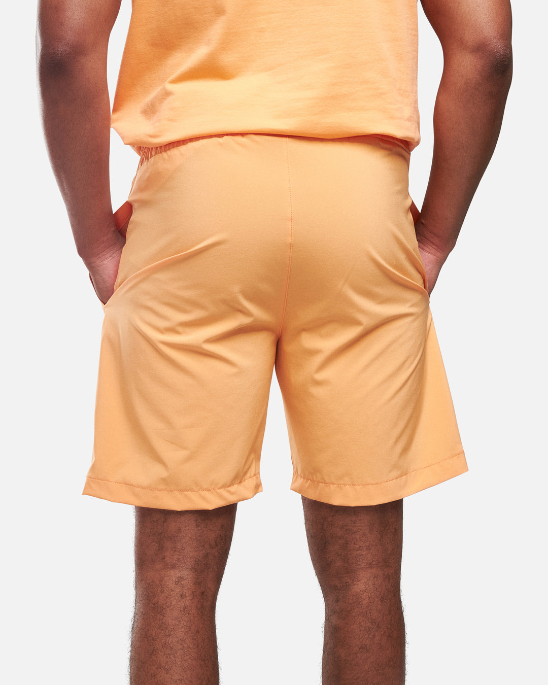Helvetica Taken Shorts - Orange
