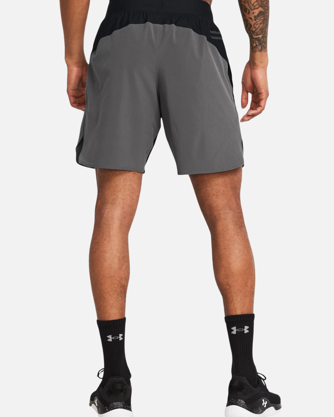 Under Armour Vanish Elite Hybrid Shorts – Grau/Schwarz