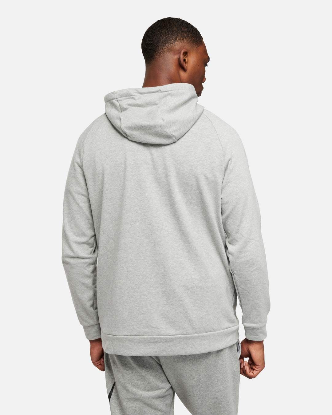Nike Running Dry Graphic Hoodie – Grau/Schwarz