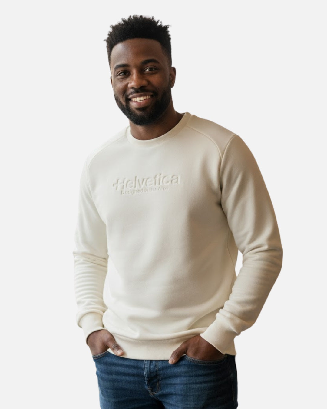 Helvetica Polar Sweatshirt - Beige