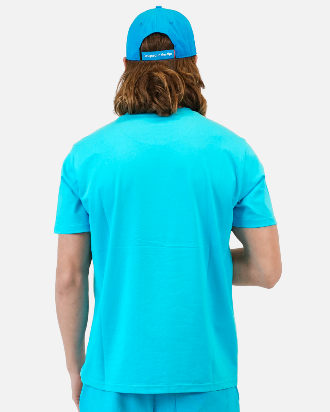 Helvetica Yucatan T-Shirt – Türkisblau