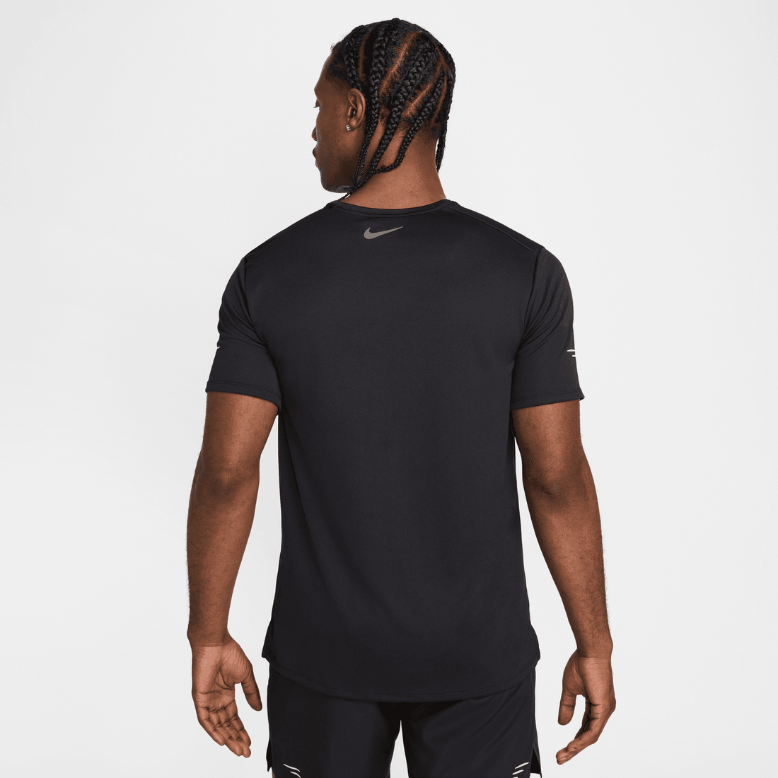 Nike Running Miler 2 T-Shirt – Schwarz/Weiß