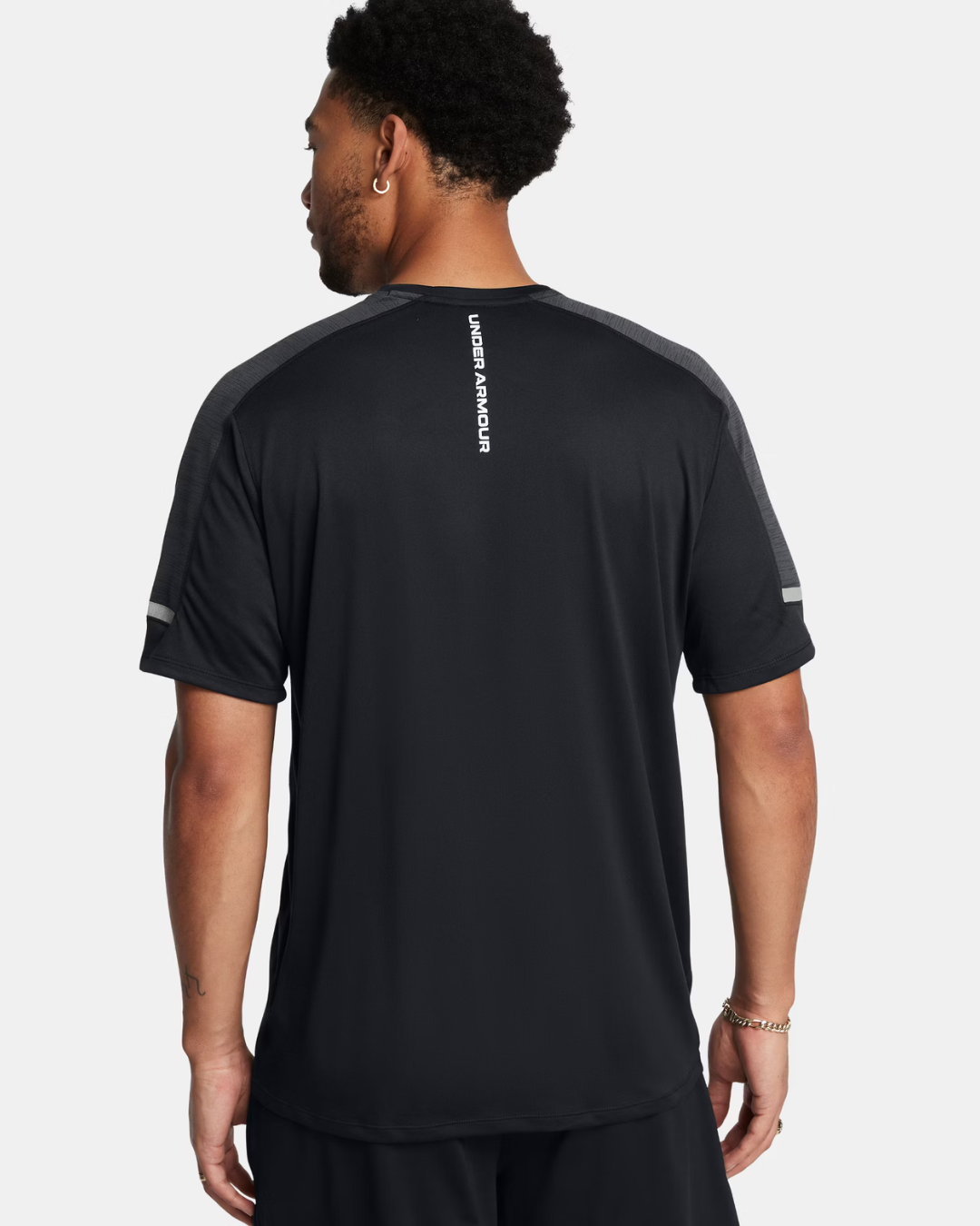 Under Armour Running Tech Utility T-Shirt – Schwarz
