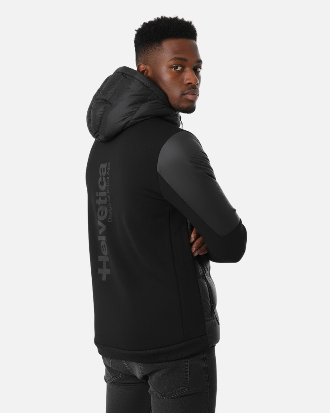Helvetica Isère Kapuzenjacke - Schwarz