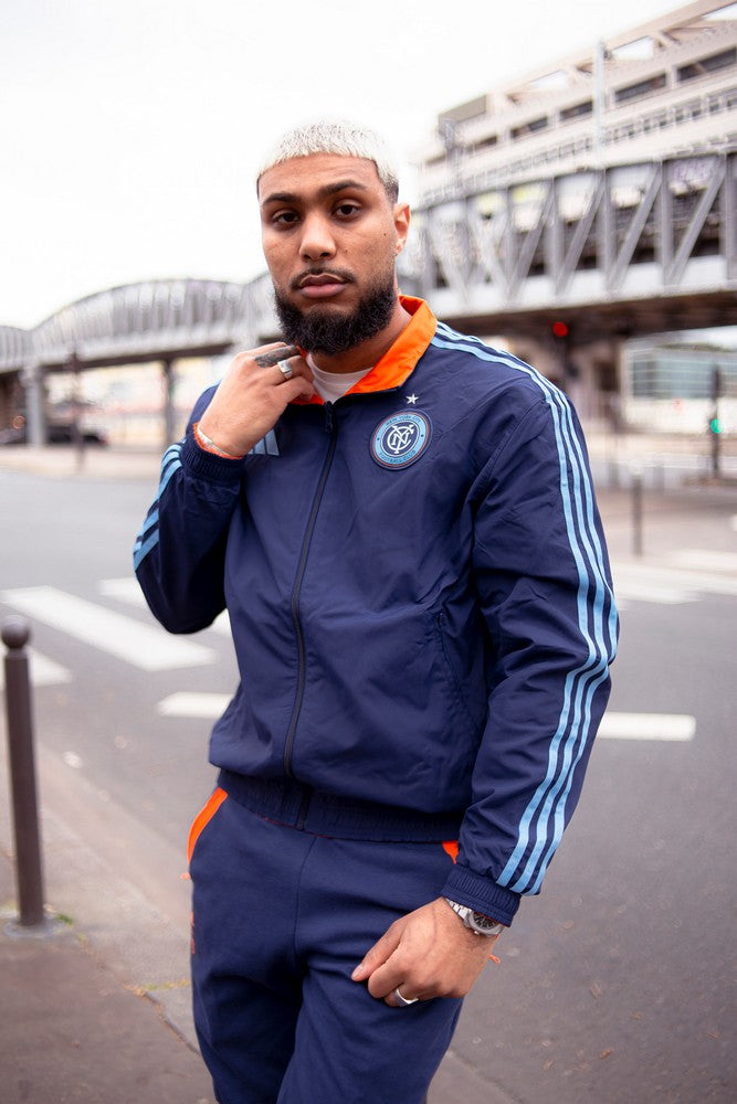 New York City FC Trainingsjacke - Blau/Orange