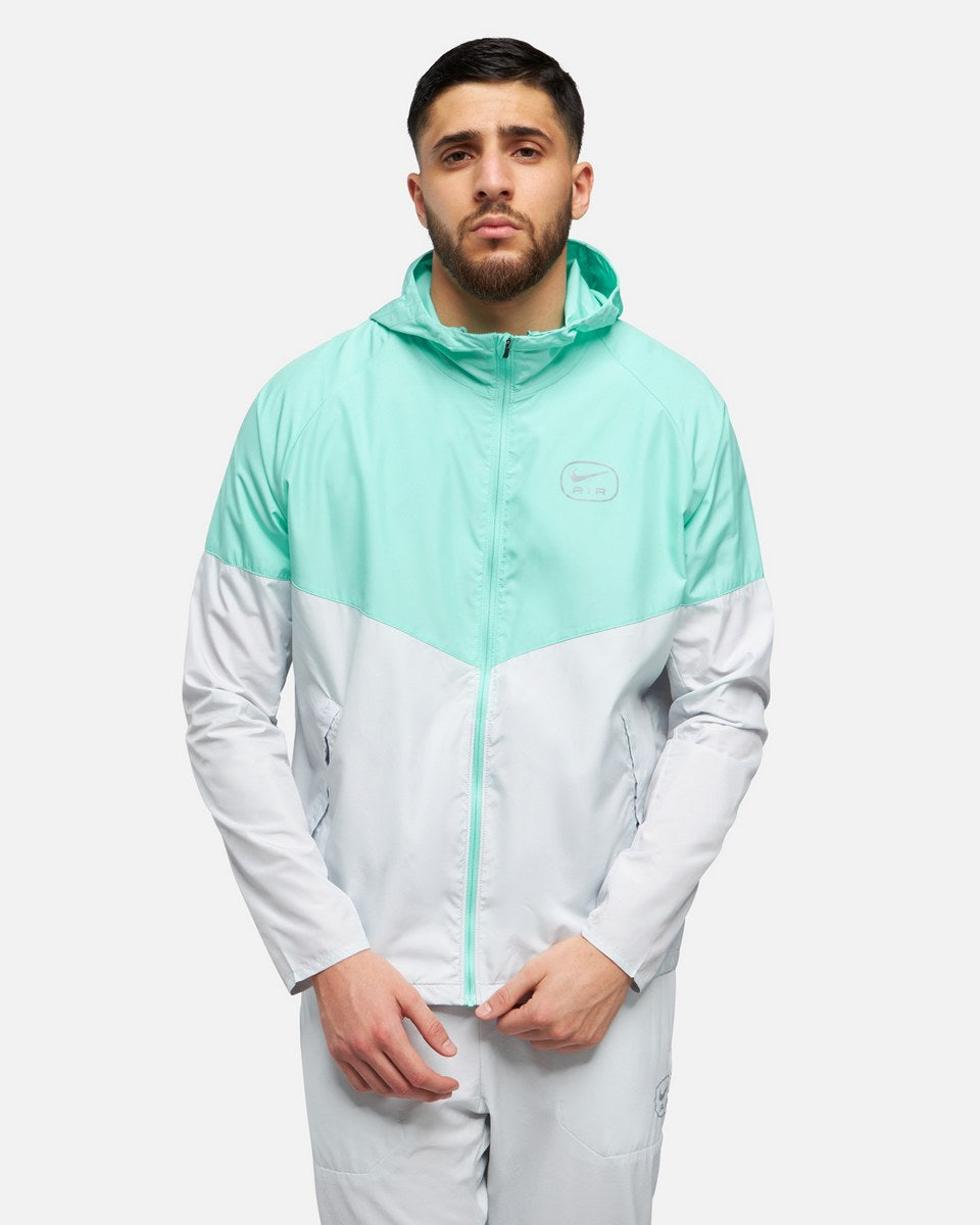 Nike Running Air Jacke – Grau/Grün