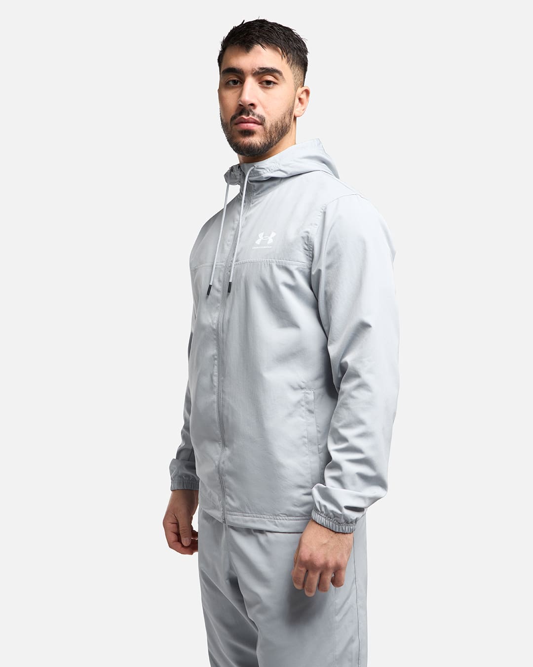 Under Armour Running Rival Webjacke - Grau
