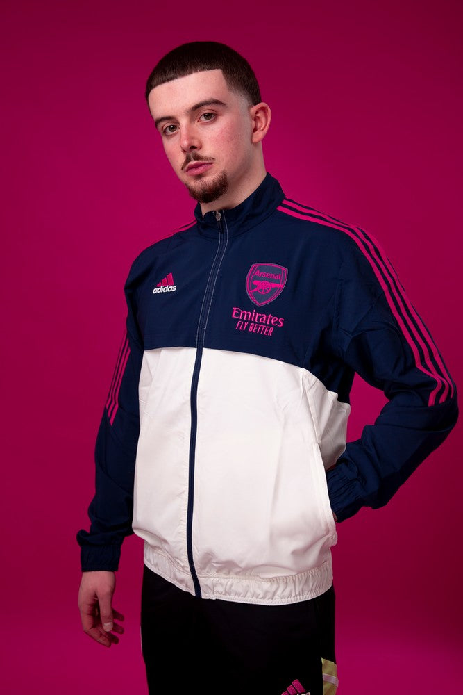 Arsenal Trainingsjacke - Weiß/Blau/Rosa